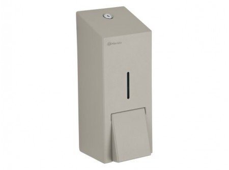 DSJ106 - MERIDA STELLA STONE Szappanadagoló, rozsdamentes, utántöltős, 800 ml - - rozsdamentes acélból készült speciális kőszürke bevonattal
- kannából újratölthető szappan
- tartály kapacitása 800 ml
- könnyen kivehető pumpa és szappantartály a mosáshoz
- tartós acél hengerzárral rögzítve
- zár egy síkban a készülék felületével
 
