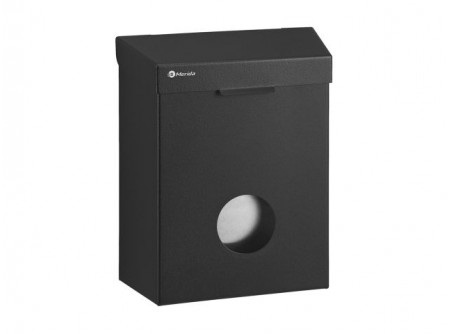 KSC304 - MERIDA STELLA BLACK,  Intim hull.gy. 4,4L falra szerelhető, rozsdamentes - - rozsdamentes acélból készült speciális fekete bevonattal
- kosár űrtartalma 4,4 l
- falra szerelhető
- láthatatlan zsanérok
- higiéniai táskák tárolására alkalmas
