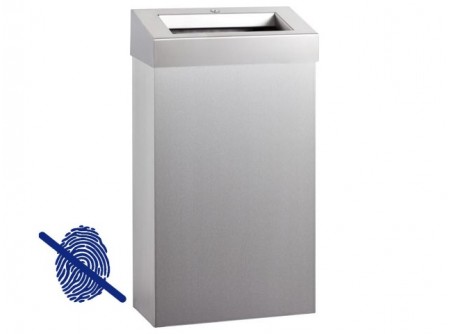 KSM176 - Hulladékgyűjtő, 27L, falra szerelhető, rozsdamentes, AFP, ujjlenyomatmentes bevonattal, nyitott - - űrtartalom 27 liter
- levehető lyukas gallérral felszerelve
- billenő kerettel felszerelve a hulladékzsák rögzítésére
- falra szerelhető
- szálcsiszolt (matt) rozsdamentes acélból
- tartós acél hengerzárral rögzítve
- a készülék felületével egy síkban lévő zár
 
