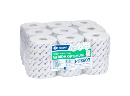 POB503 - Tolalettpapír, fehér, 2réteg, 68m, 566lap, 18db/zsák, háztartási méret - - kétrétegű, 75% fehérségű, perforált
- alapanyag: recycled
