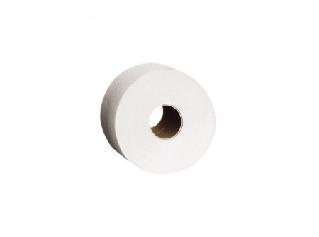TPB-19170 - Toalettpapír, mini, fehér, cellulóz, 2rétegű, d19cm, 170m, 850lap, 12tekercs - - kétrétegű, fehér, perforált
- alapanyag: cellulóz
