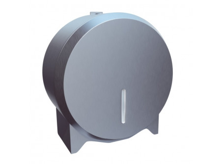 TW9 - Toalettpapír adagoló mini, rozsdamentes, szálcsiszolt - – töltöttség ellenőrző nyílással
– a behelyezhető papír max. Ø19 cm
– szálcsiszolt, speciális rendszerkulccsal zárható kivitel
