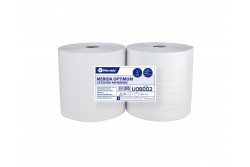 Ipari törlőkendő, fehér, 2réteg, d29x28cm, 400m, 1600lap, 2db/csomag

UOB002

